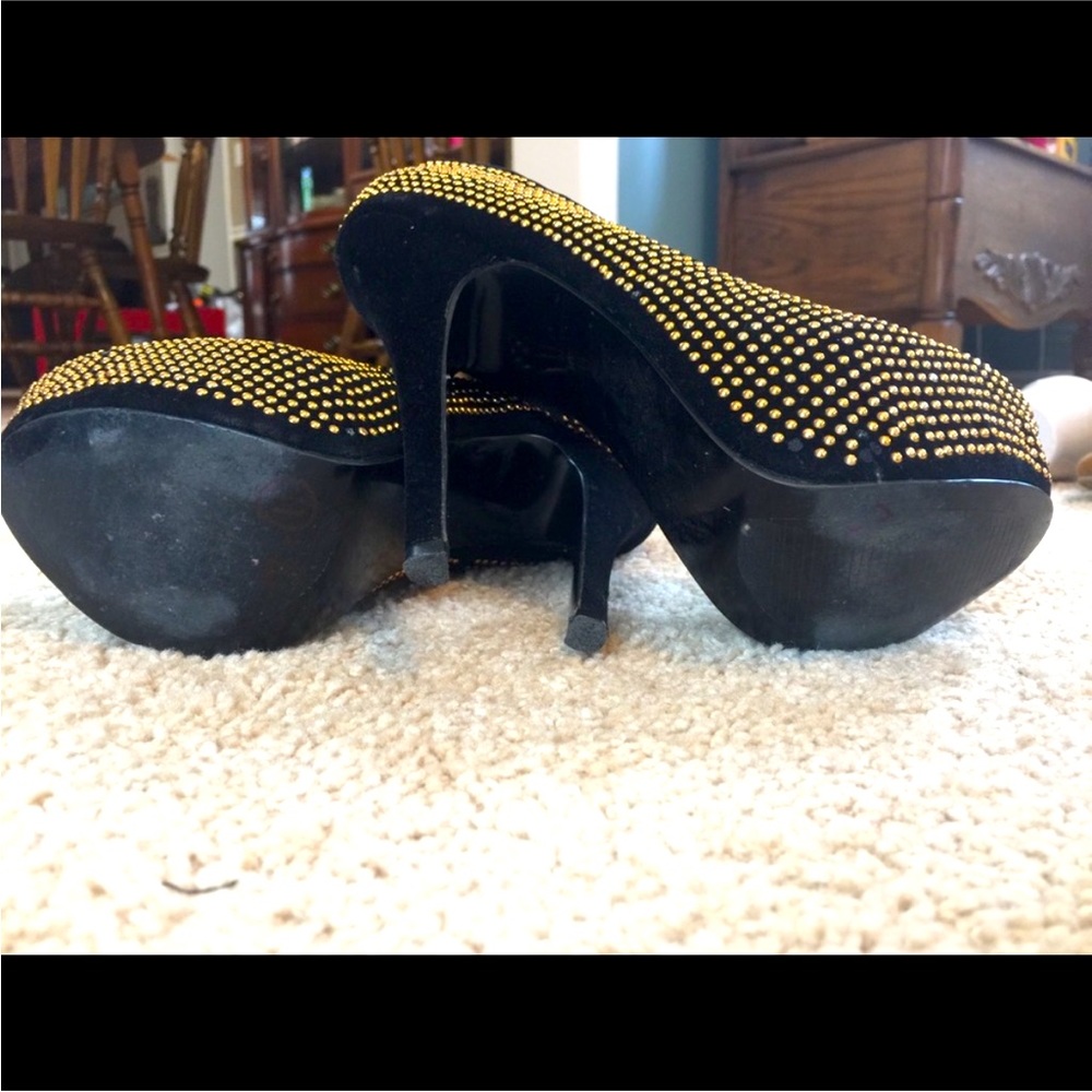Posh Studded Heels - Picture 3 of 4